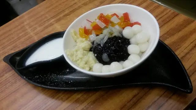 榴槤加黑糯米，正!but汁太少…