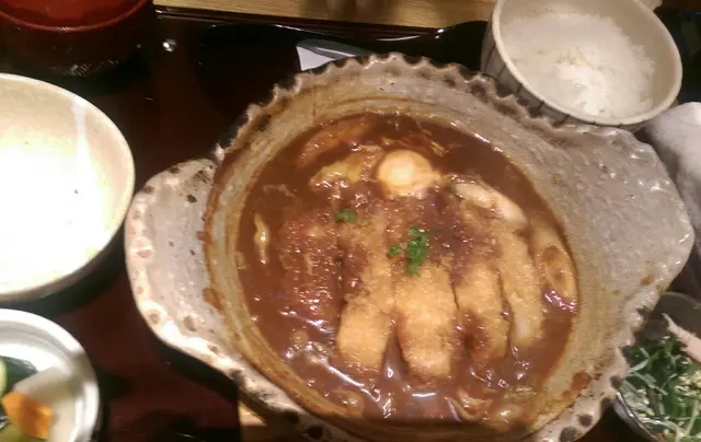 炸豬扒味噌醬煮定食
