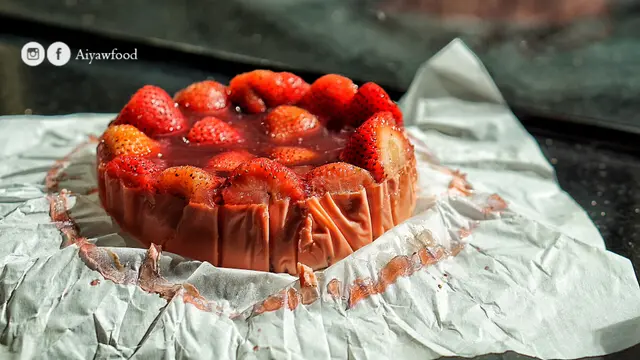 草莓王融心芝士蛋糕