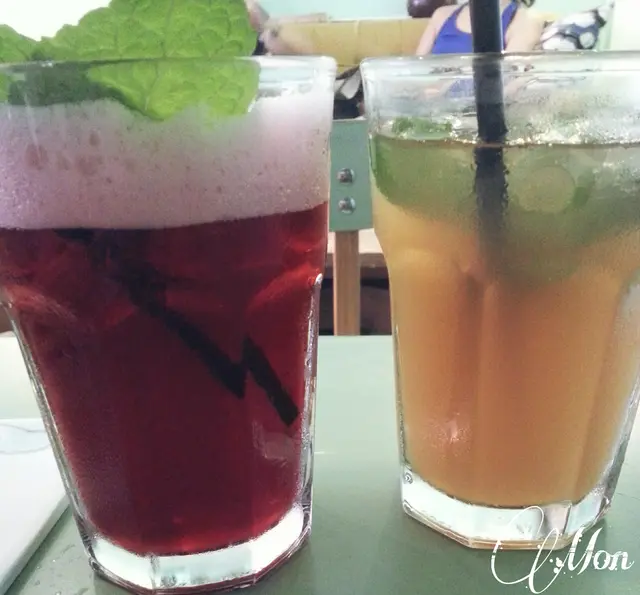 洛神花薄荷茶$40,找夢$48