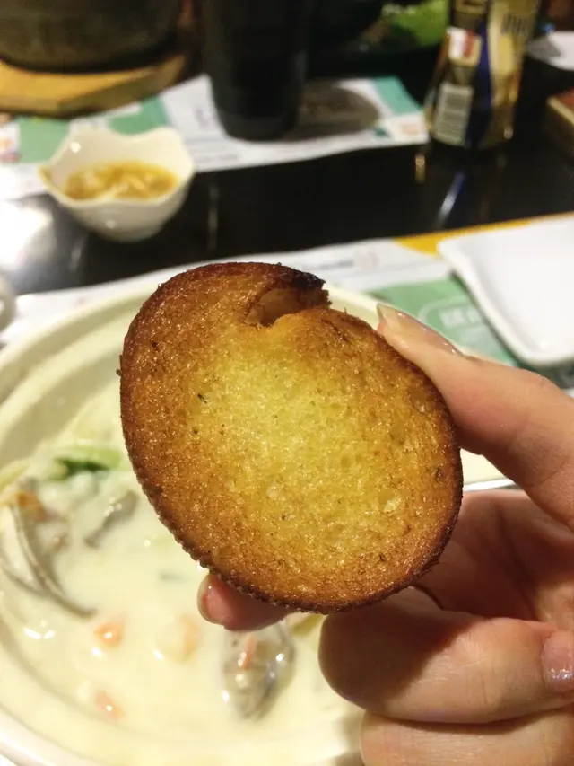 像粉刷的烘麵包
