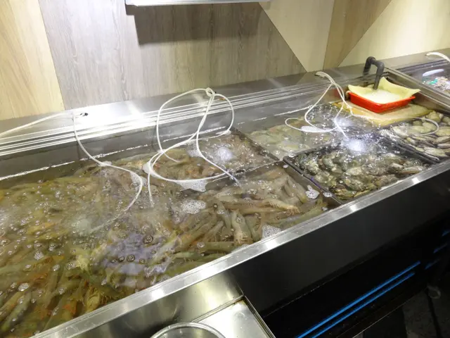 食客亦可於點海鮮之前，先到海鮮區，挑選新鮮生猛的海鮮！
