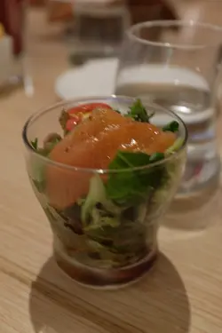 三文鱼沙律（跟餐头盘）