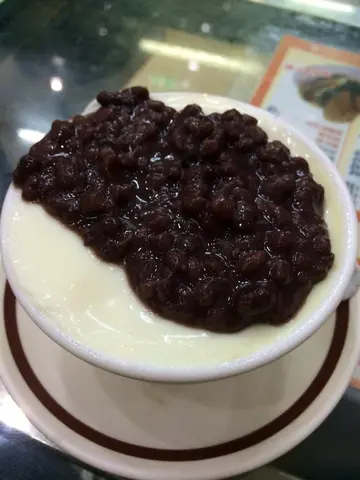 冻红豆双皮炖奶