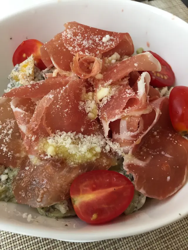 Parma Ham with Truffle Fusilli Salad