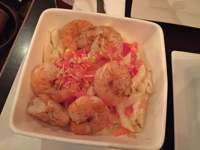 Parmesan Shrimp Pasta