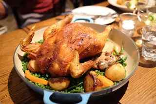 Le Port Parfume - Roasted farm chicken, peas & haricot verts