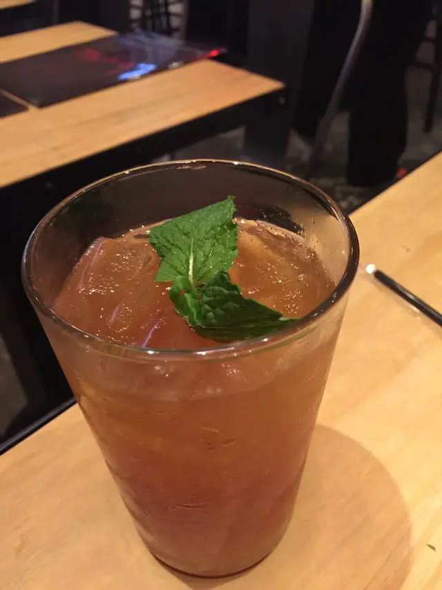 Iced Peach Fruit Tea