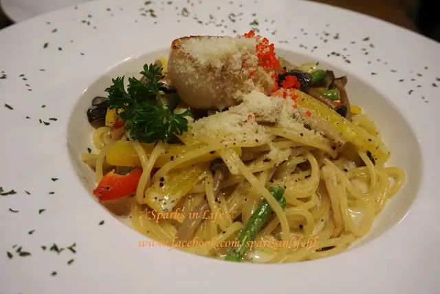 黑松露雜菌帶子意粉