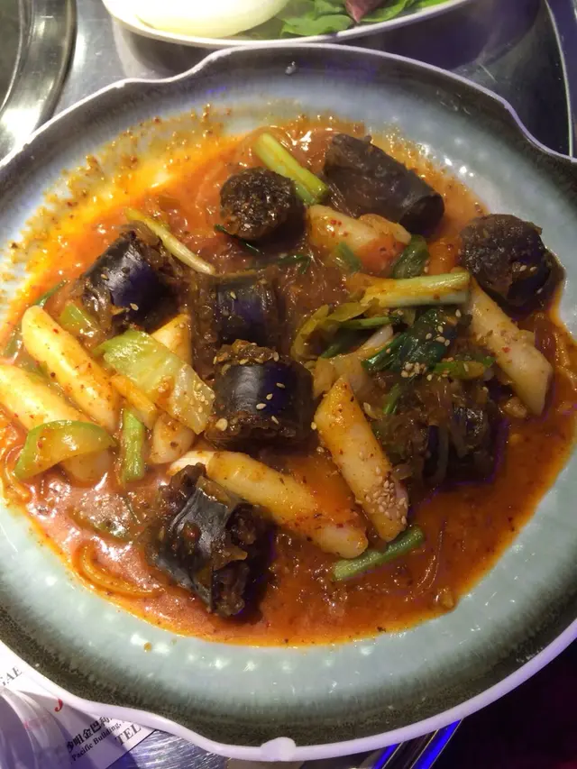 血腸炒年糕~必吃