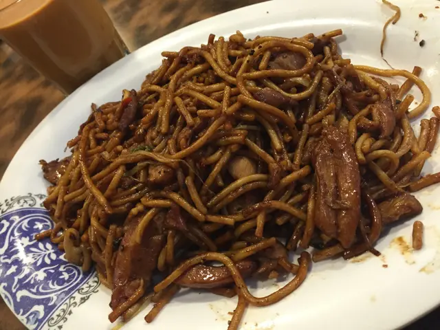 干炒黑椒雞絲意粉