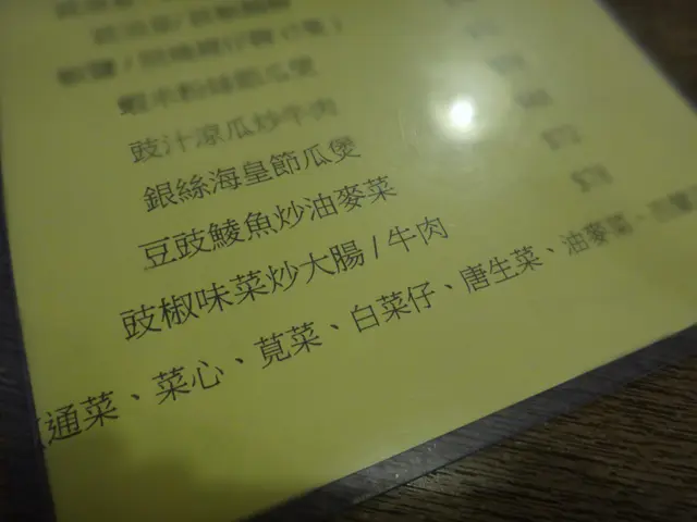 炒菜餐牌