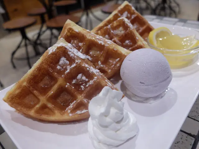 檸檬奶油蜂蜜窩夫