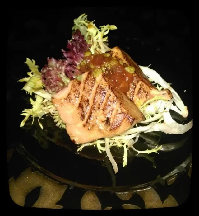 火灸三文魚、三文魚籽