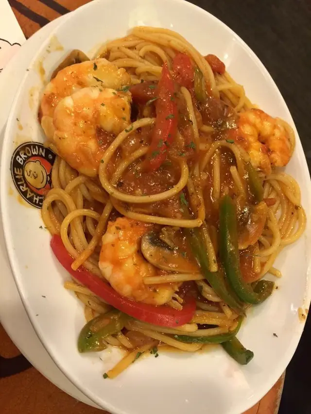 好吃，好多蝦喔，茄汁好開胃