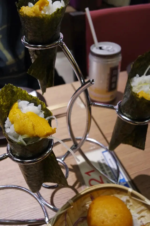 海膽比例不少