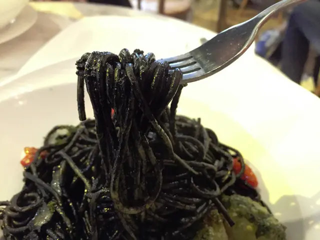 北海道珍寶帶子墨魚汁意大利麵