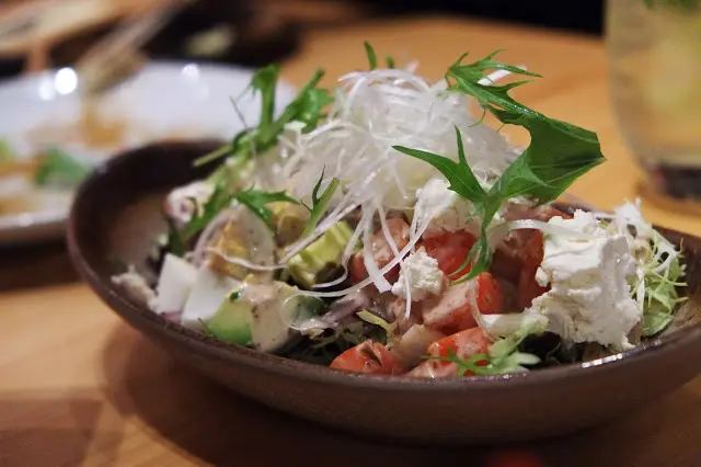 薄切黑豚肉沙律