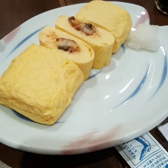 香煎鰻魚雞蛋卷