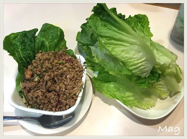 泰式肉碎生菜包
