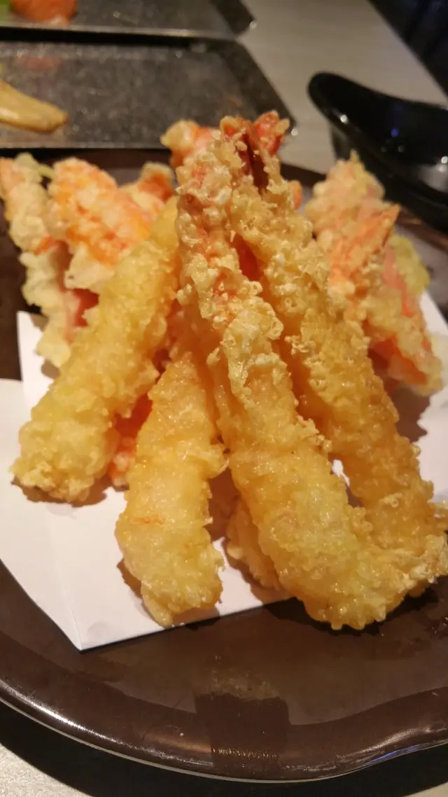 虎蝦天婦羅、皇帝蟹棒天婦羅