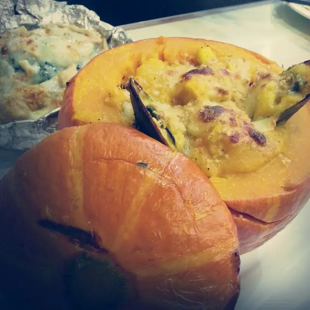 椰香海鮮南瓜盅