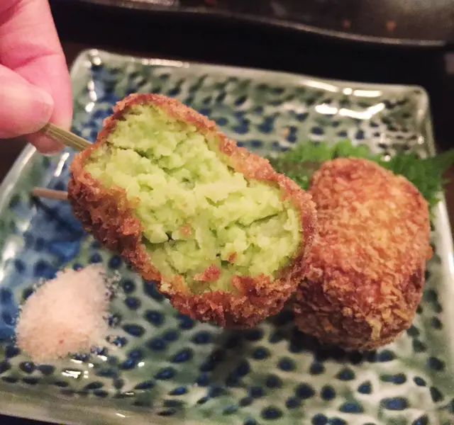 枝豆薯仔餅