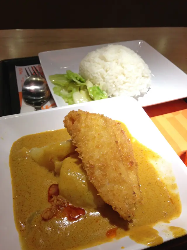 咖喱吉列魚柳飯