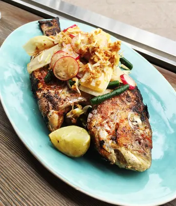 Charred Whole Sea Bream