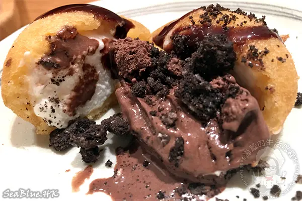 手作炸棉花糖球