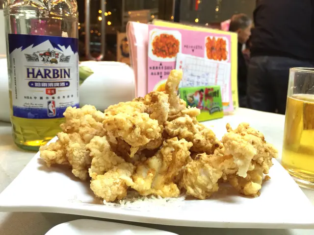 炸漿極為鬆化, 厚薄適中, 絕無半點油膩感。大家吃得和顏悅色!