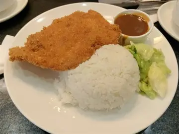 燒身吉列雞扒飯
