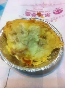 内有白汁蘑菇鸡肉馅