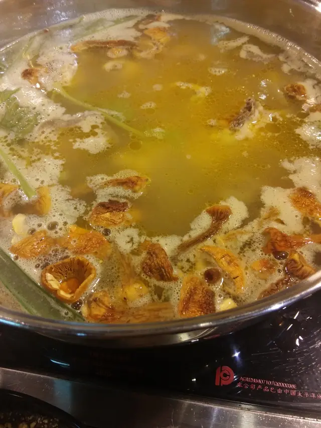 野生松茸豬肚雞鍋