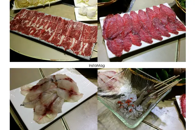 手切本地肥牛, 手切本地新鮮牛展, 鮮脆鯇骨腩片, 花彫醉蝦