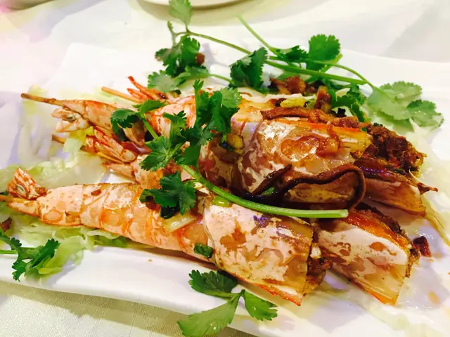 豉油皇果皮煎蝦