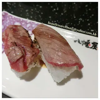 火炙柚子和牛壽司