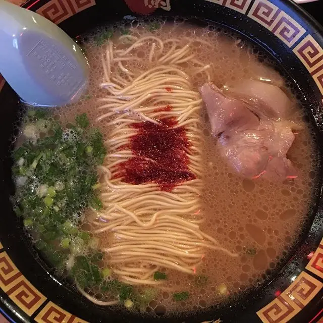 濃味湯, 普通油, 青蔥, 叉燒, 1/2倍辣, 硬麵