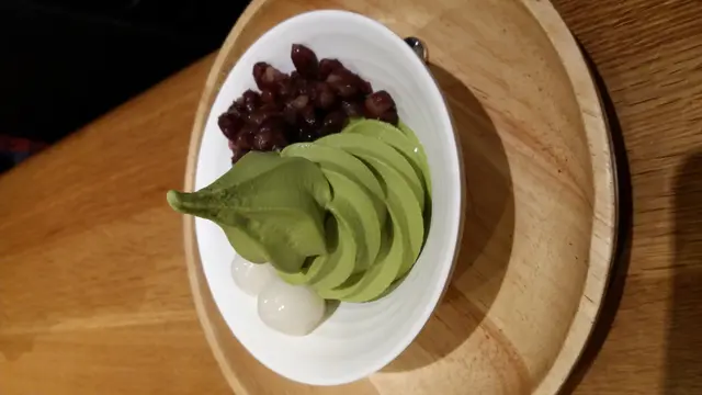 紅豆白玉抹茶霜淇淋