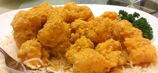 燕麥金沙蝦球