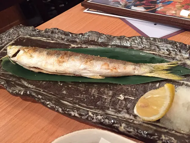 鹽燒竹籤魚
