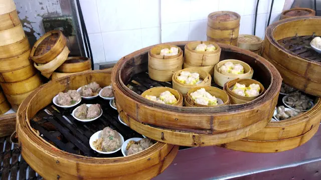 蒸籠熱到很燙手