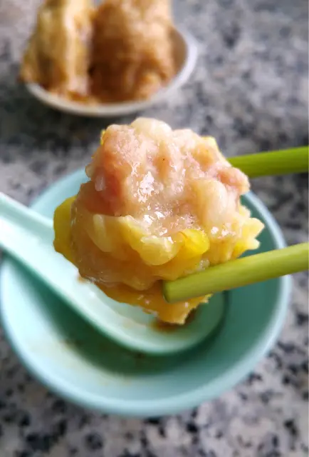 豐富的餡料充斥於內