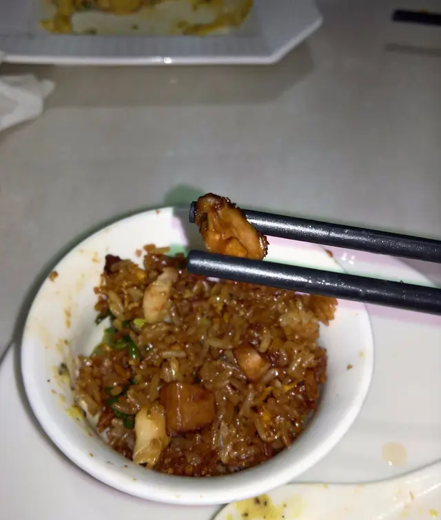 鮑魚粒 - 石頭窩鮑魚雞粒炒飯