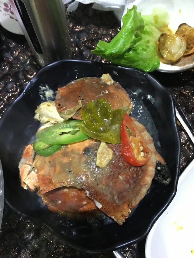 泰式青咖哩炒蟹