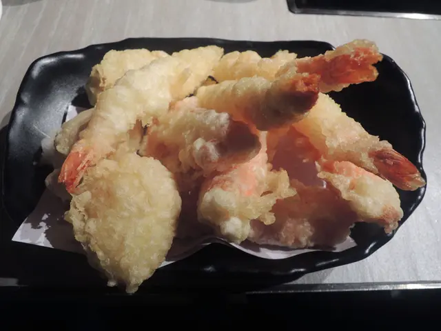 虎蝦天婦羅、皇帝蟹棒天婦羅、流心一口芝士丸天婦羅