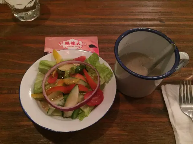Green Salad & Mushroom Soup