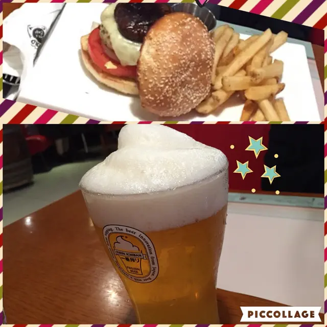 Chicken  Burger /Femrozen  Beer