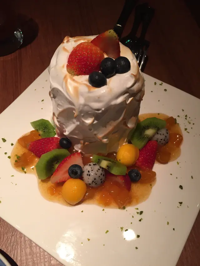 火焰雪山配鮮果