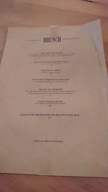 brunch menu